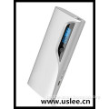 best selling high quality solar power bank universal external portable power bank with LED light LCD sreen